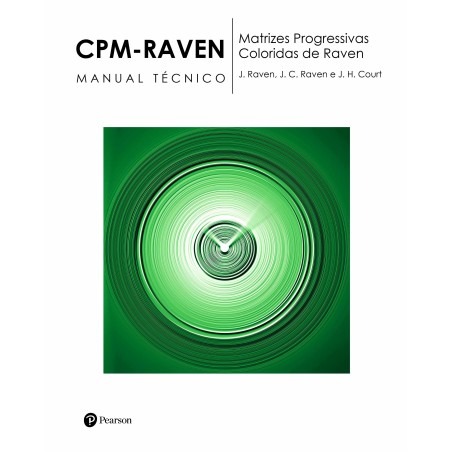 CPM RAVEN - Matrizes Progressivas Coloridas de Raven - Crivo de Correção