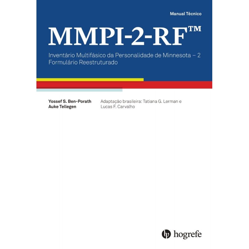 MMPI-2 RF - Cadernos de aplicação (2 unidades)