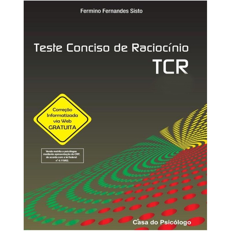 TCR - Teste Conciso de Raciocínio (02 BL) - Kit